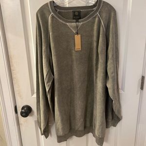 NWT Men’s F/X Fusion Crewneck Sweater Size:  4XB